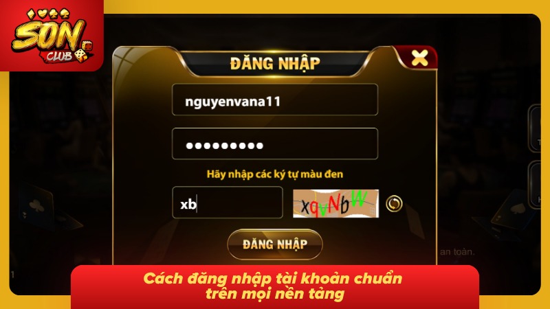 Đăng Nhập Sonclub – Link Chuẩn Mới Nhất Và Cách Xử Lý Lỗi 3 Các bước đăng nhập tài khoản siêu tốc, cực dễ