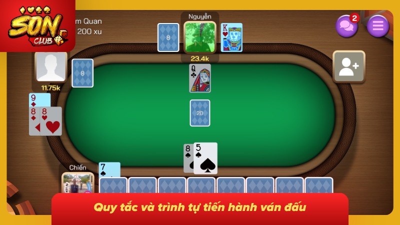 Trình tự các bước tiến hành một ván cược chuẩn